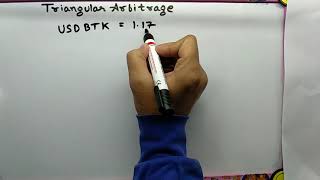 International finance  Triangular arbitrage part 1 [upl. by Bernat]