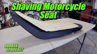 How to lower a motorcycle seat for short riders [upl. by Helge]