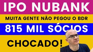 Nubank  IPO foi um sucesso  Muita gente não pegou o BDR de GRAÇA Chocado [upl. by Akemed]