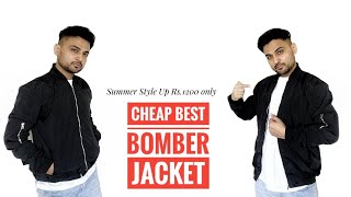 Cheap And Best Bomber Jacket In Nepali Market  Best Summer Wear🇳🇵 [upl. by Hotchkiss]