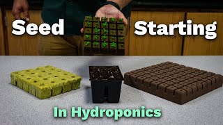 How to start seeds in Hydroponics [upl. by Tenneb254]