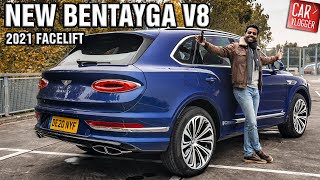 INSIDE the NEW 2021 Bentley Bentayga V8  Interior Exterior DETAILS w EXHAUST REVS [upl. by Hcirdla951]