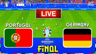 PORTUGAL vs GERMANY  UEFA EURO 2024  Live Football Match  EA FC 24 [upl. by Lahey830]