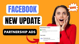 Facebook New Update Partnership Ads  New Update For Partnership Ads [upl. by Avalsorim]