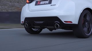 Toyota GR Yaris with an Akrapovič exhaust system [upl. by Getraer]