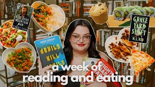 what i ate and read this week 🍲📖 weekly reading vlog [upl. by Arlena]