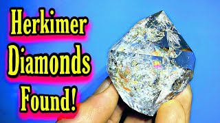 Amazing Herkimer Diamond Quartz Crystal Mining  New York [upl. by Marge399]