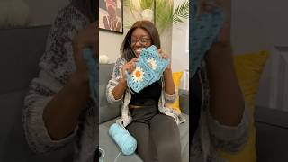 crocheting daisy squares for the first time [upl. by Brackett]