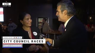 Santa Barbara City Council Election Night  Alejandra Gutierrez [upl. by Templa]