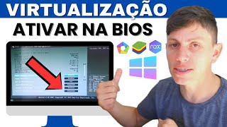 Ativar VIRTUALIZAÇÃO no PC para emulador BIOS  Faz na hora [upl. by Neelhtac535]