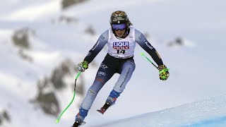 SuperG Val dIsère FEDERICA BRIGNONE FA 24 IN COPPA DEL MONDO E VINCE A VAL DISÈRE [upl. by Sacram]