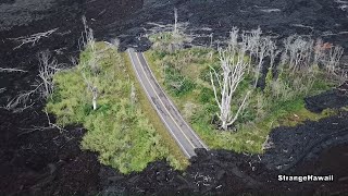 Pohoiki Road Aftermath from Lava Flow 122118 [upl. by Schechinger729]