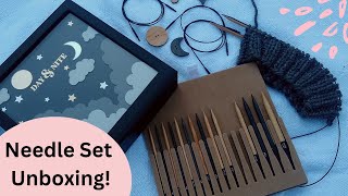 Day and Nite  Knitters Pride Needle Set  UNBOXING and DEMO [upl. by Ahsinot884]