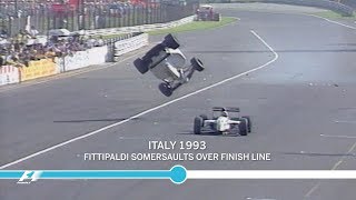 The Most Unusual Crashes in F1 History [upl. by Yelnoc]