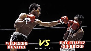 Wilfredo Benitez vs Ray Chavez Guerrero [upl. by Sirref]