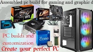 Gaming pc Build i5 12th 16 gb ram  1 tb ssd  Rtx 3060 12 gb [upl. by Wendye]