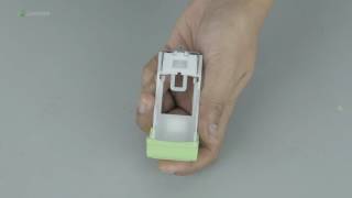 CS820 Series—Replacing the staple cartridge holder in the staple finisher [upl. by Minetta964]