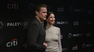 Caitríona Balfe and Sam Heughan celebrate 10th anniversary of Outlander [upl. by Liliane]