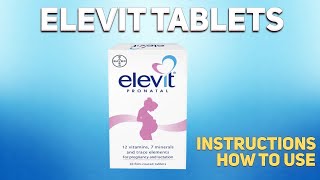 Elevit Pronatal tablets how to use How and when to take it Who cant take Elevit [upl. by Ekul]