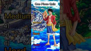 One Piece Quiz  Are you a true fan shortsviral shorts viral onepiece [upl. by Leavelle]