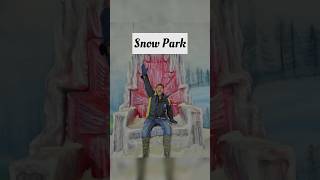 Snow Park In Statue Of Belief  snowpark statueofbelief minivlog snow nathdwara davidsolanki [upl. by Altis]