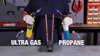 Which Has The Fastest Heat Transfer Ultra Gas MAPP Replacement vs Propane [upl. by Peppie]