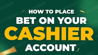 How To Play bet With Your Cashier Account [upl. by Enorel]