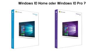 Windows 10 Home oder Pro Was sind die Unterschiede bzw Was ist Gleich [upl. by Ambur]