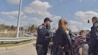 Brutal Arrest Deranged Driver [upl. by Vetter]