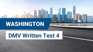 2024 Washington DMV Written Test 4 [upl. by Apthorp718]