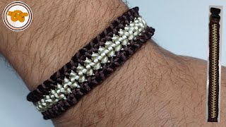 pulseira macrame masculina [upl. by Glenna]