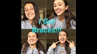 Getting Braces Vlog Calista Marie [upl. by Ahtanoj6]