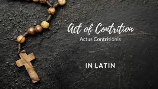 Act of Contrition in Latin [upl. by Allwein]