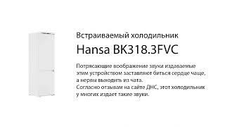 Встраиваемый холодильник Hansa BK3183FVC [upl. by Eirroc]