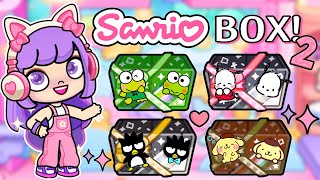 SANRIO BOX AVATAR WORLD PAZU  OUTFIT IDEAS POMPOMPURIN KEROPPI POCHACCO BADZ MARU [upl. by Wager739]