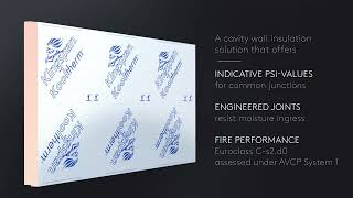 Kingspan Kooltherm K8 Plus Cavity Board [upl. by Giwdul]