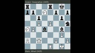 Oakham YM 1986  Marin vs Anand  Round 5 [upl. by Eemia922]