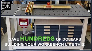 Save HUNDREDS of dollars building your workbench like this [upl. by Lanford]