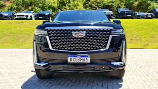 Descubra os recursos tecnológicos avançados da Cadillac Escalade 2022  REVIEW COMPLETO [upl. by Llekram30]