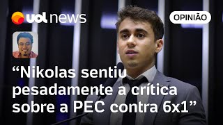 Escala 6x1 Nikolas passa recibo e mostra debate da PEC como derrota do extremismo diz Sakamoto [upl. by Valery692]