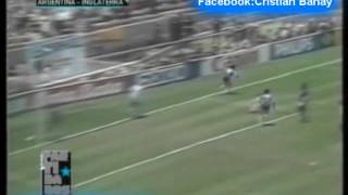 Argentina 2 Inglaterra 1 Relato Jose Maria Muñoz Mundial Mexico 1986 Los goles de Diego Maradona [upl. by Nealon]