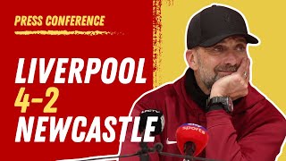 Liverpool 42 Newcastle  Jurgen Klopp Press Conference [upl. by Attesor521]