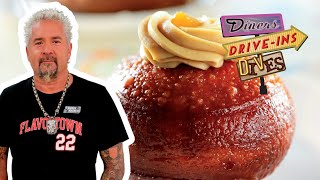 Guy Fieri Eats at a BOMB Bakery on St Simons Island  Diners DriveIns and Dives  Food Network [upl. by Lerat]