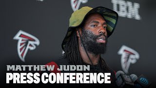 Matthew Judon speaks on earning his place in ATL and gratefulness after returning from injury [upl. by Orenid]