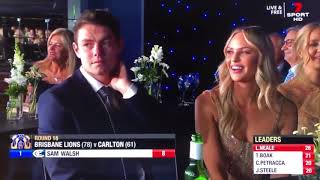 Lachie Neale wins the 2020 Brownlow Medal [upl. by Naeerb394]