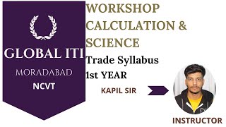 ITI WORKSHOP CALCULATION AND SCIENCE 1ST YEARTRADE SYLLABUS [upl. by Noonan]