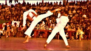 TAEKWONDO BRASIL com CARLOS EDUARDO LODDO  1980s Caroço Mestre Choi Brasilia DF [upl. by Letti828]