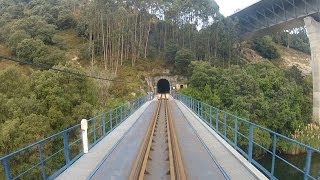 Touring Northern Spain by Rail  San Vicente de la Barquera to Llanes [upl. by Irolav]