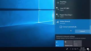 How To Connect To Hidden Wireless Networks in Windows 10 [upl. by Raphaela149]