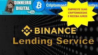 BINANCE LENDING  EMPRESTANDO CRIPTOMOEDAS A JUROS [upl. by Doris871]